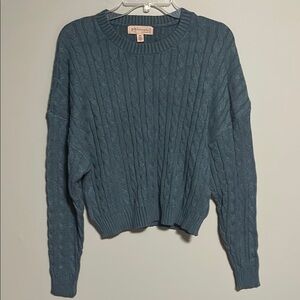 Philosophy Blue Knit Sweater Size Medium NWOT